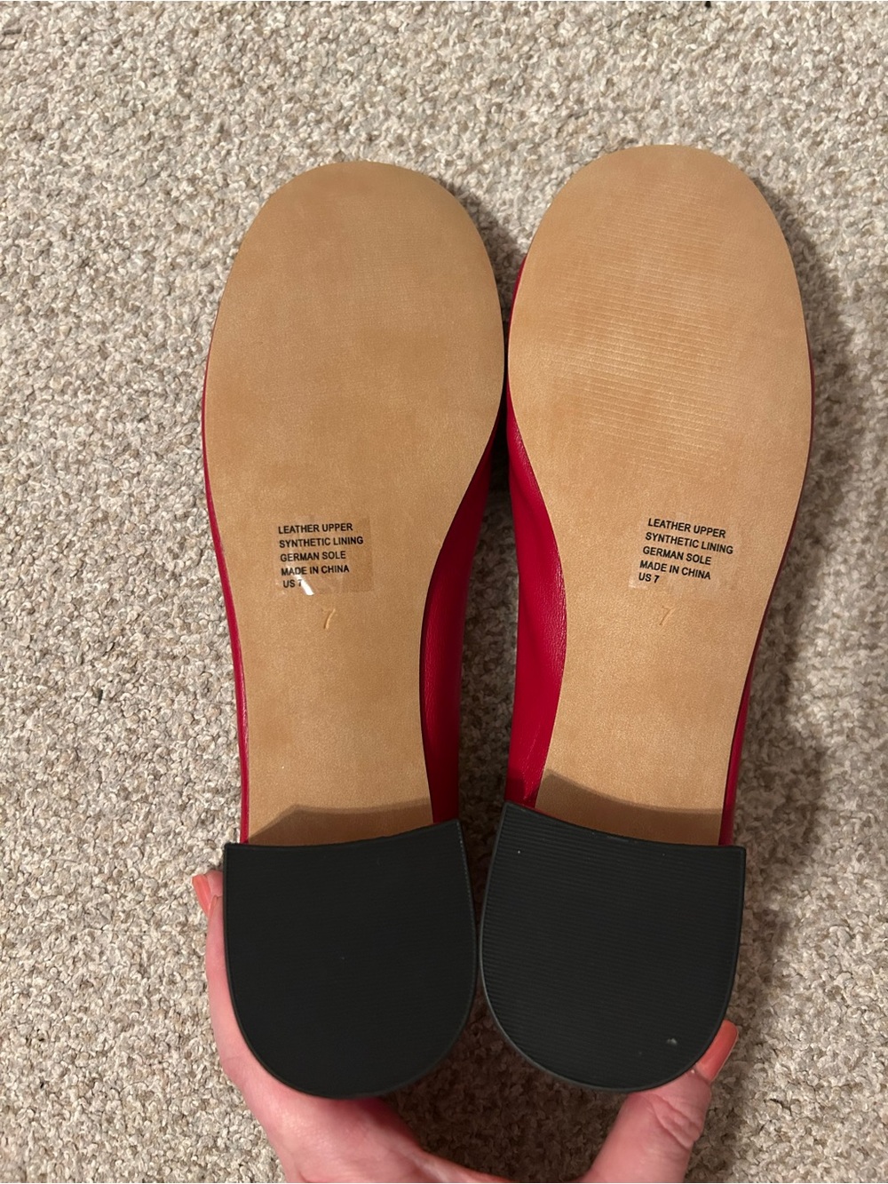 Anthropologie Cranberry Round-Toe Low Block Heel Pumps - Picture 3 of 8